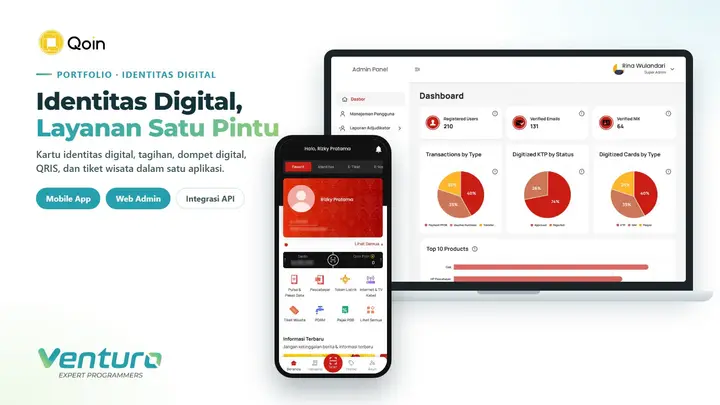 Aplikasi Identitas Digital untuk Qoin: Layanan Satu Pintu