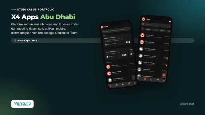Aplikasi Chat & Meeting Mobile untuk DOT Abu Dhabi